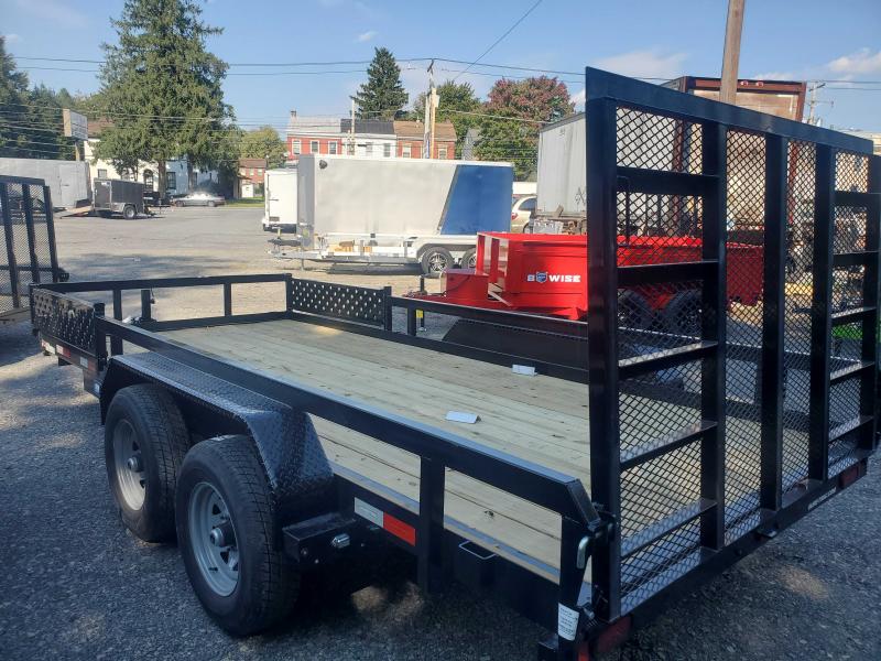 2023 SureTrac 7 x 16 Tube Top ATV Trailer 10K Tandem Givlers Trailer Sales Enclosed trailer