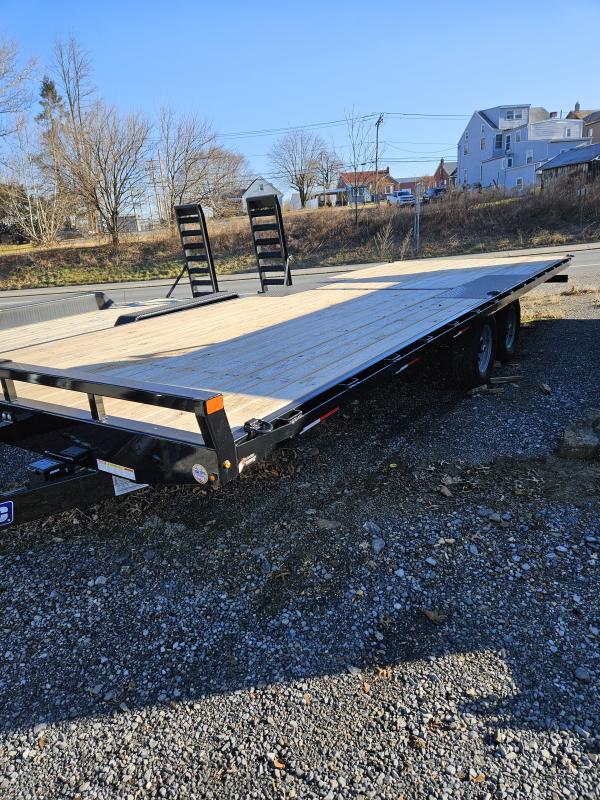 2022 SureTrac 8.5 x 25+5 Heavy Duty Low Profile Gooseneck Beavertail