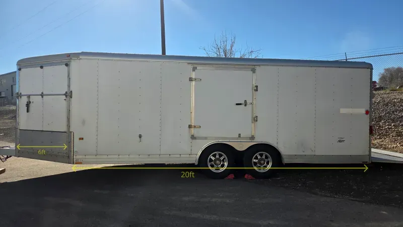 2005 Wells Cargo AS2524W Vehicle Trailer