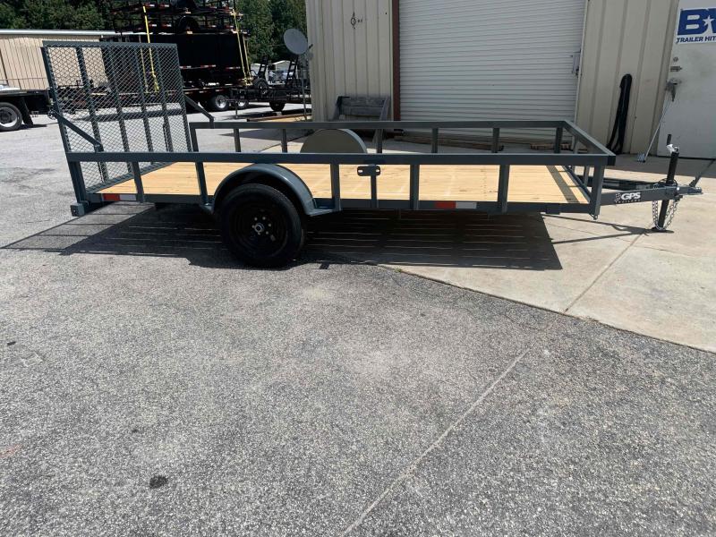 2022 GPS Trailers 82X14 Single Axle Utility Trailer with a 5200lb axle