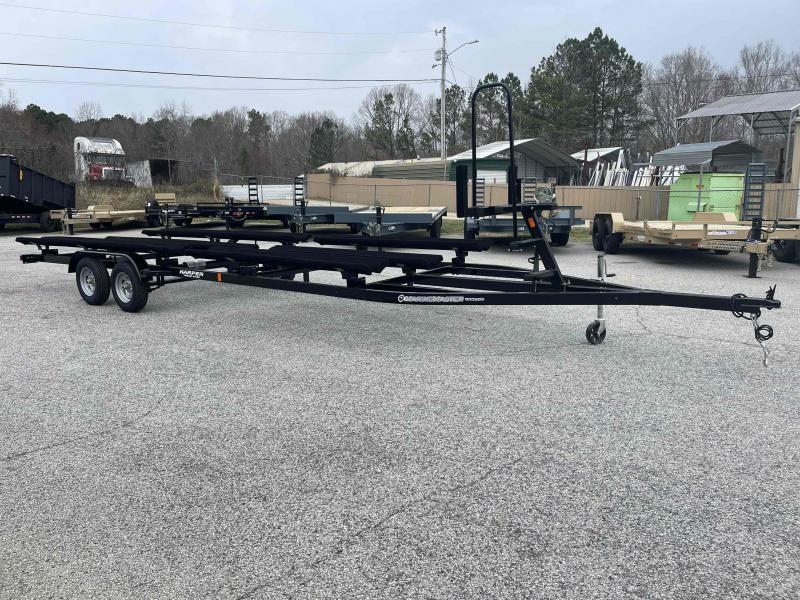 2022 24' Heavy Duty Tritoon Trailer 7k Harper Trailer Sales Custom