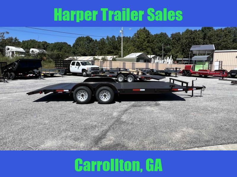 2023 7X20 7K STEEL FLOOR CAR HAULER Harper Trailer Sales Custom