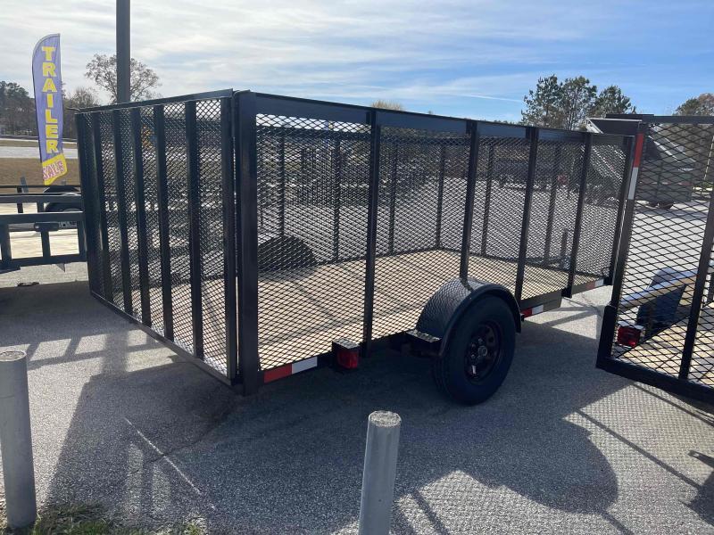 2021 6.5X12 Single Axle Utility Trailer - 4' mesh sides 2021 6.5X12 Single Axle Utility Trailer - 4' mesh sides