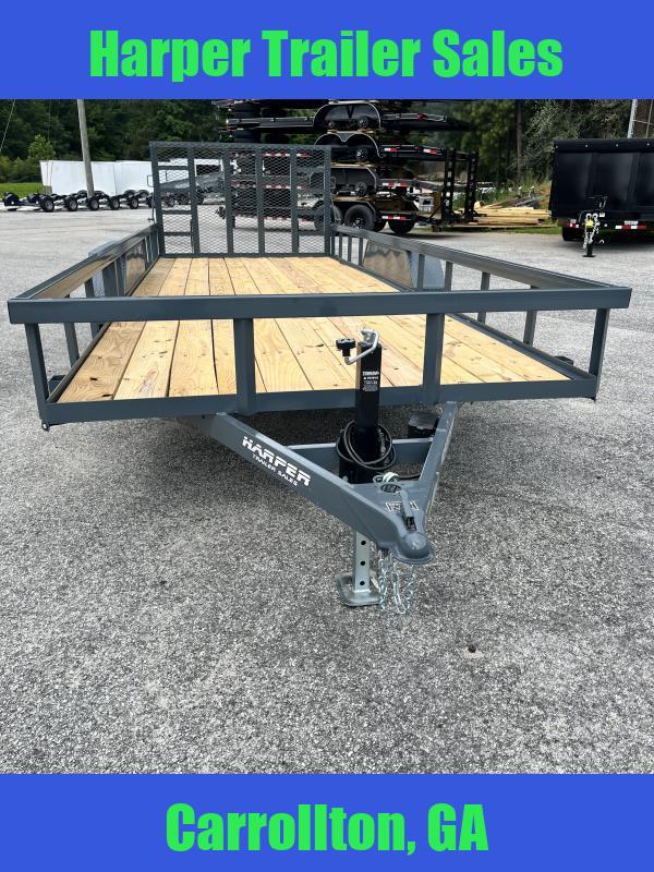 2024 10K GPS 7X20 TANDEM AXLE UTILITY TRAILER WITH HD GATE Harper
