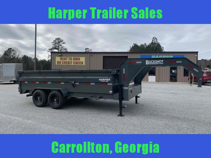 2023 Buckshot 7x16 Gooseneck Dump Trailer 3' Walls 2023 Buckshot 7x16 Gooseneck Dump Trailer 3' Walls
