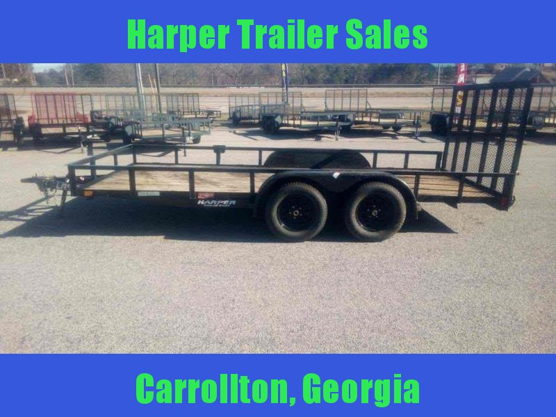 USED/REPO 2021 Lamar 7X16 TANDEM AXLE UTILITY TRAILER WITH BRAKES USED/REPO 2021 Lamar 7X16 TANDEM AXLE UTILITY TRAILER WITH BRAKES