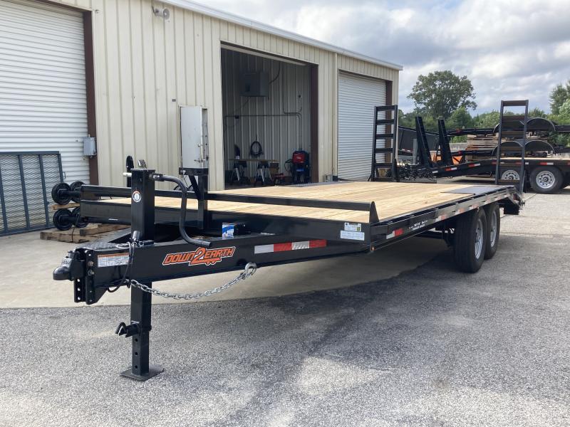 2022 Down 2 Earth 20' Bumper Pull Deckover 14K with Dovetail and Stand