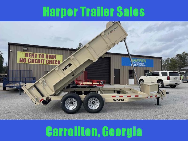 2023 WATCHDOG 7X14 HEAVY DUTY TELESCOPIC DUMP TRAILER 14K WITH 2' WALLS 2023 WATCHDOG 7X14 HEAVY DUTY TELESCOPIC DUMP TRAILER 14K WITH 2' WALLS