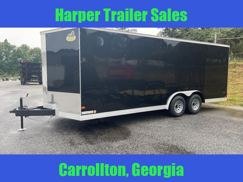 2023 COVERED WAGON 7X16 TANDEM AXLE ENCLOSED TRAILER Harper Trailer