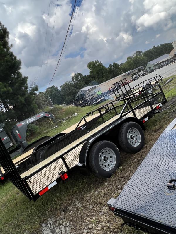 2022 7X14 Custom Rail Tandem Axle Utility Trailer 2022 7X14 Custom Rail Tandem Axle Utility Trailer