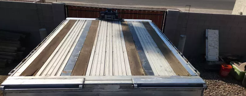 used Low Boy / Drop Deck Semi Trailers Manac Trailer  for sale, in Arizona City, AZ Thumbnail 4