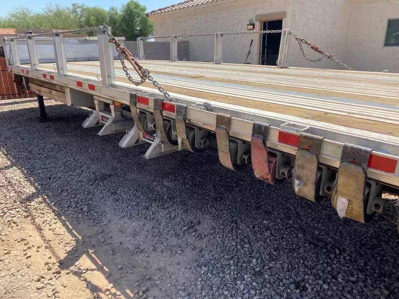used Low Boy / Drop Deck Semi Trailers Manac Trailer  for sale, in Arizona City, AZ Thumbnail 3