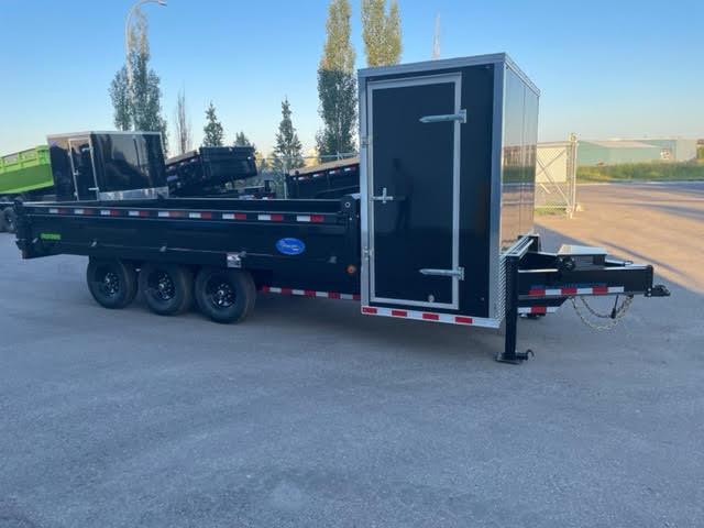 2022 4C'S Custom ft X16ft Tri-Axle Cargo/Dumpbox Hybrid Trailer (21,000 lbs GVW) 2022 4C'S Custom ft X16ft Tri-Axle Cargo/Dumpbox Hybrid Trailer (21,000 lbs GVW)