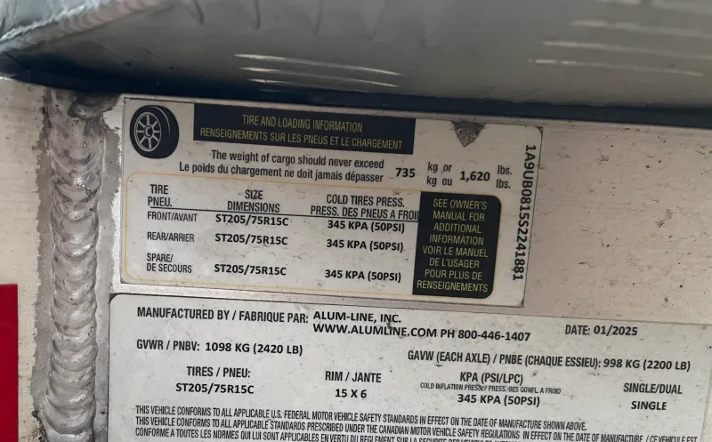 used Other Trailers Alum-Line Trailers  for sale, in Dade City, FL Thumbnail 3