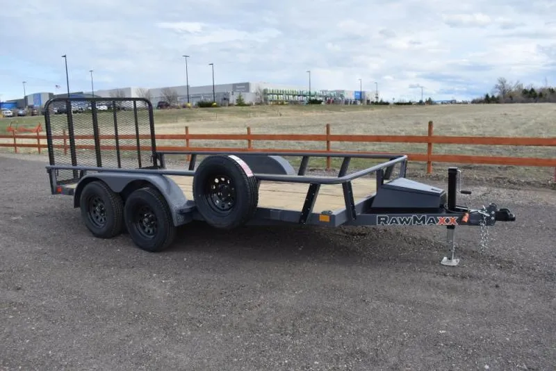 2026 RawMaxx UTX1477BP7K Utility Trailer