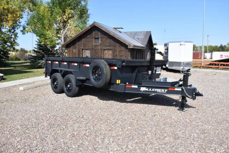 2026 Hillcrest Trailers 14714SD Dump Trailer