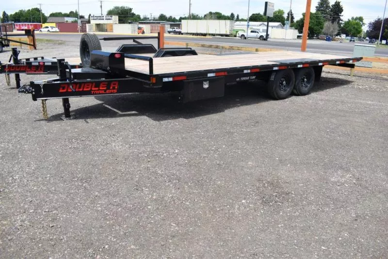 2026 Double A Trailers HB148-24FT Deckover Trailer