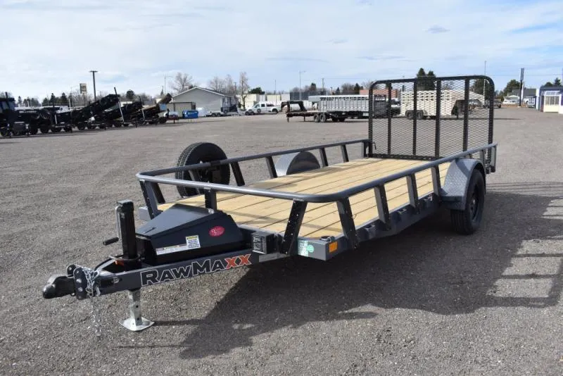 2026 RawMaxx UTX1477BP3.5K Utility Trailer
