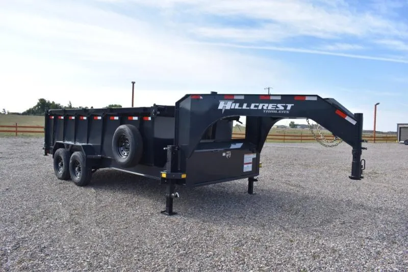 2026 Hillcrest Trailers 1597 16SGDH Dump Trailer