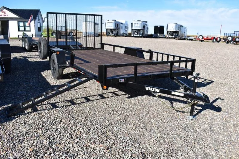 2024 Walton Trailers UTW135-14B Utility Trailer