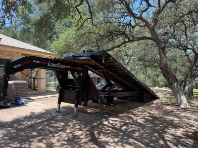 2022 RawMaxx 40' full tilt deckover container trailer