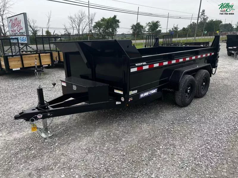 2025 Sure-Trac 72"x12 10K Single Ram Dump Trailer
