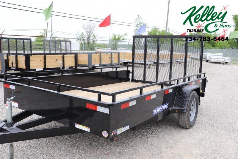 2022 Sure-Trac 7X12 Steel High Side Utility Trailer 3K 2022 Sure-Trac 7X12 Steel High Side Utility Trailer 3K