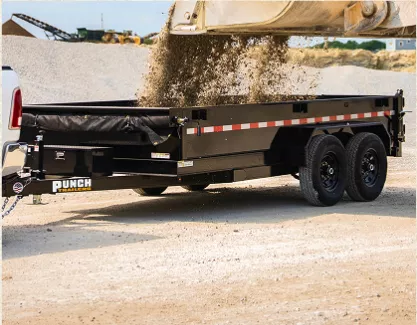2026 Punch Trailers 83x14 14K Dump Trailer