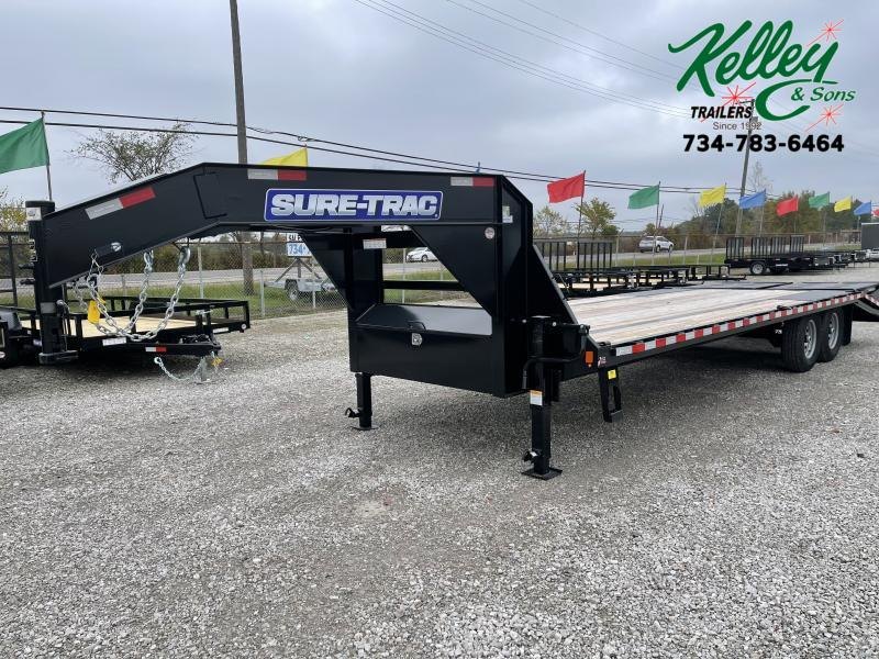 2021 Sure-Trac 8.5x20+5 15K Deckover Gooseneck Flatbed Trailer 2021 Sure-Trac 8.5x20+5 15K Deckover Gooseneck Flatbed Trailer