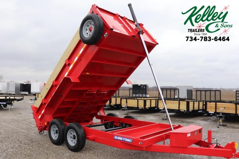 2020 Sure-Trac 82"x14' 14K Low Pro Telescopic PRO Dump Trailer 2020 Sure-Trac 82"x14' 14K Low Pro Telescopic PRO Dump Trailer