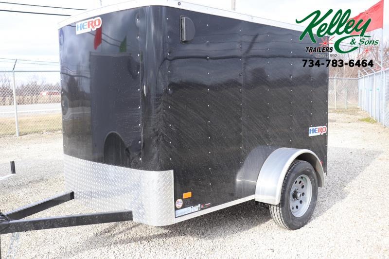2020 Bravo Trailers 5x8 Hero w/ Single Rear Door Enclosed Cargo Trailer 2020 Bravo Trailers 5x8 Hero w/ Single Rear Door Enclosed Cargo Trailer