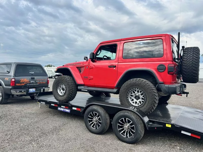 2025 Sure-Trac 7x20 10K Steel Deck Car Hauler Trailer