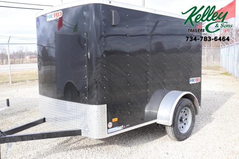2021 Bravo Trailers 5x8 Hero w/ Single Rear Door Enclosed Cargo Trailer 2021 Bravo Trailers 5x8 Hero w/ Single Rear Door Enclosed Cargo Trailer