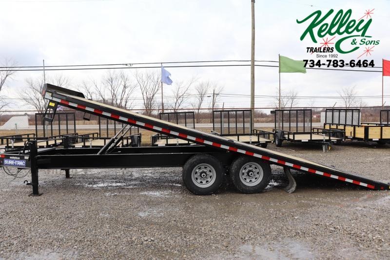 2022 Sure-Trac 102"x22 17.6K Deckover Tilt Flatbed Trailer 2022 Sure-Trac 102"x22 17.6K Deckover Tilt Flatbed Trailer