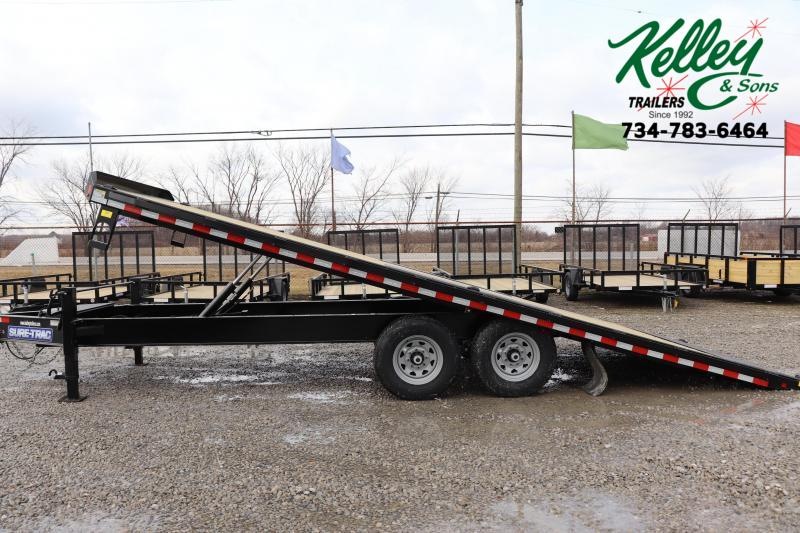 2022 Sure-Trac 102"x22 17.6K Deckover Tilt Flatbed Trailer 2022 Sure-Trac 102"x22 17.6K Deckover Tilt Flatbed Trailer