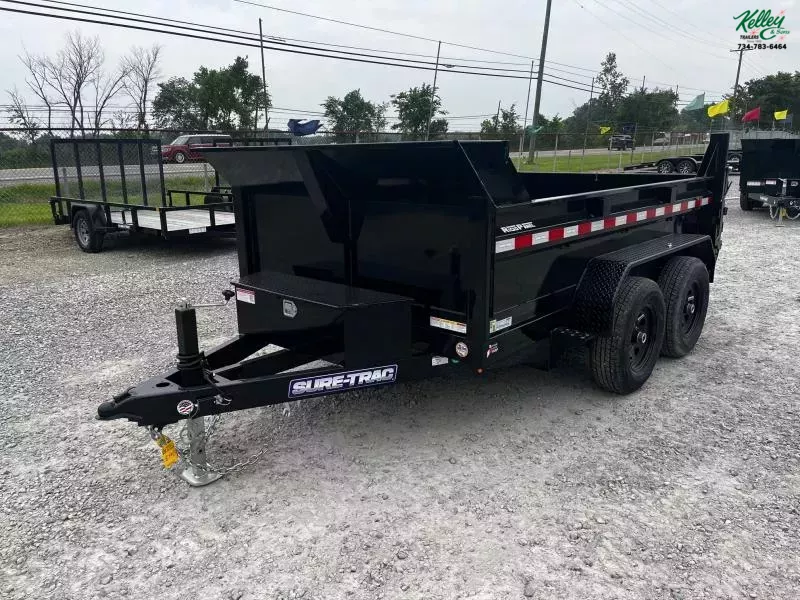2025 Sure-Trac 72"x10 10K Single Ram Dump Trailer