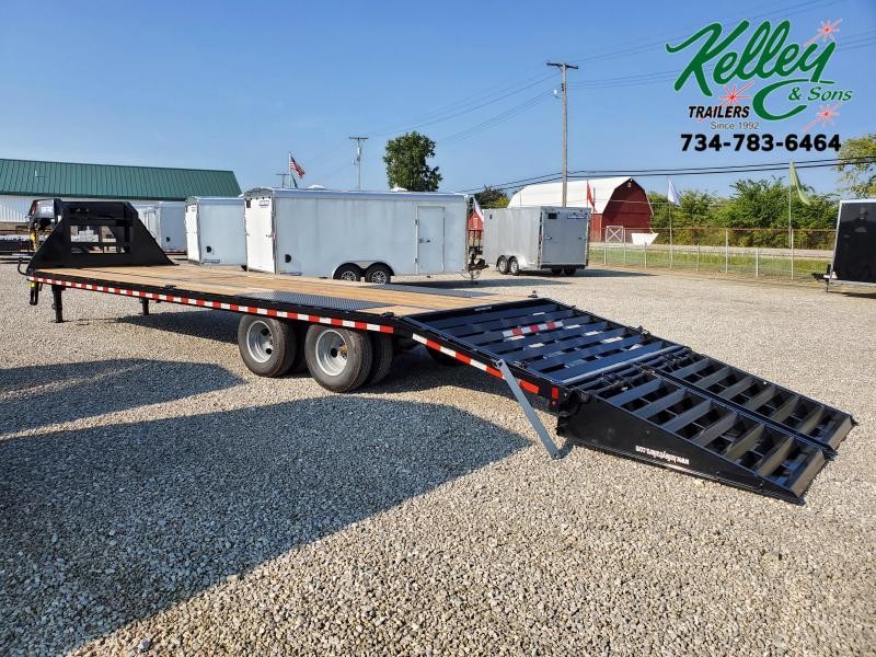 2020 Sure-Trac 8.5x25+5 22.5K Deckover Gooseneck Flatbed Trailer 2020 Sure-Trac 8.5x25+5 22.5K Deckover Gooseneck Flatbed Trailer