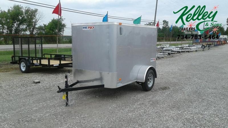 2020 Bravo Trailers 5x8 Hero w/ Single Rear Door Enclosed Cargo Trailer 2020 Bravo Trailers 5x8 Hero w/ Single Rear Door Enclosed Cargo Trailer