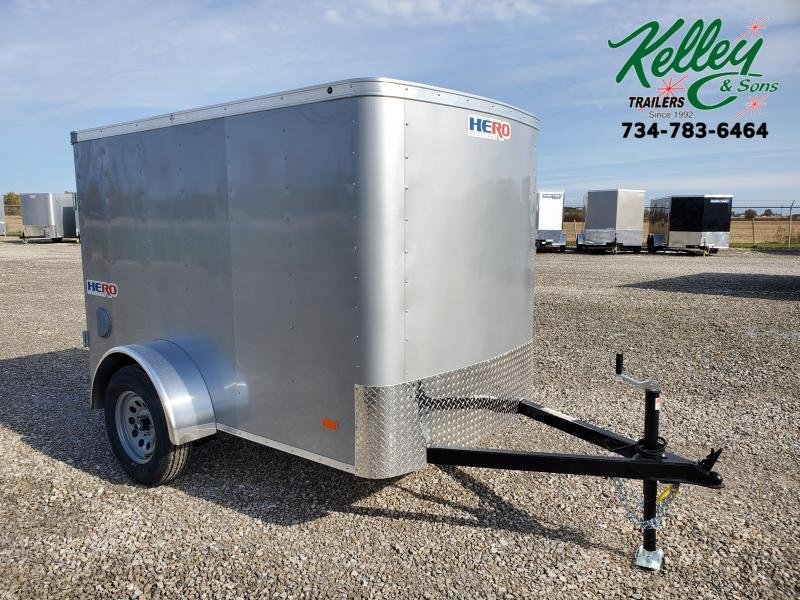 2021 Bravo Trailers 5x8 Hero w/ Single Rear Door Enclosed Cargo Trailer 2021 Bravo Trailers 5x8 Hero w/ Single Rear Door Enclosed Cargo Trailer