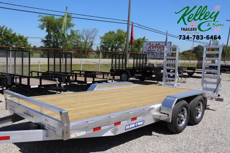 2020 Sure-Trac 7x18 10K Aluminum Equipment Trailer 2020 Sure-Trac 7x18 10K Aluminum Equipment Trailer
