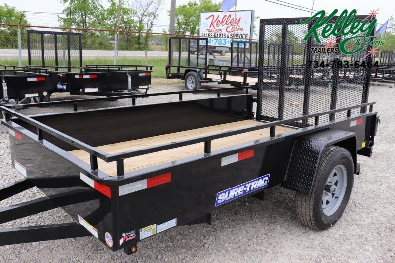 2022 Sure-Trac 5X10 Steel High Side Utility Trailer 3K 2022 Sure-Trac 5X10 Steel High Side Utility Trailer 3K