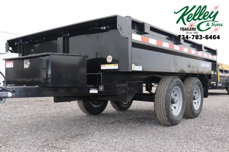 2023 Sure-Trac 72"x10 10K Deckover Single Ram Dump Trailer 2023 Sure-Trac 72"x10 10K Deckover Single Ram Dump Trailer