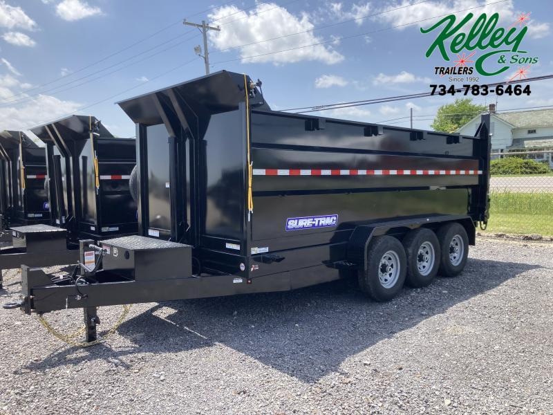2022 Sure-Trac 16' 21K Telescopic W/4' Sides Dump Trailer 2022 Sure-Trac 16' 21K Telescopic W/4' Sides Dump Trailer