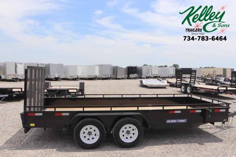 2023 Sure-Trac 7x16 7K Steel High Side Utility Trailer 2023 Sure-Trac 7x16 7K Steel High Side Utility Trailer