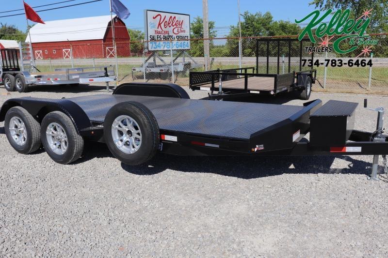 2021 Sure-Trac 7x18 7K Steel Deck Car Hauler Trailer 2021 Sure-Trac 7x18 7K Steel Deck Car Hauler Trailer