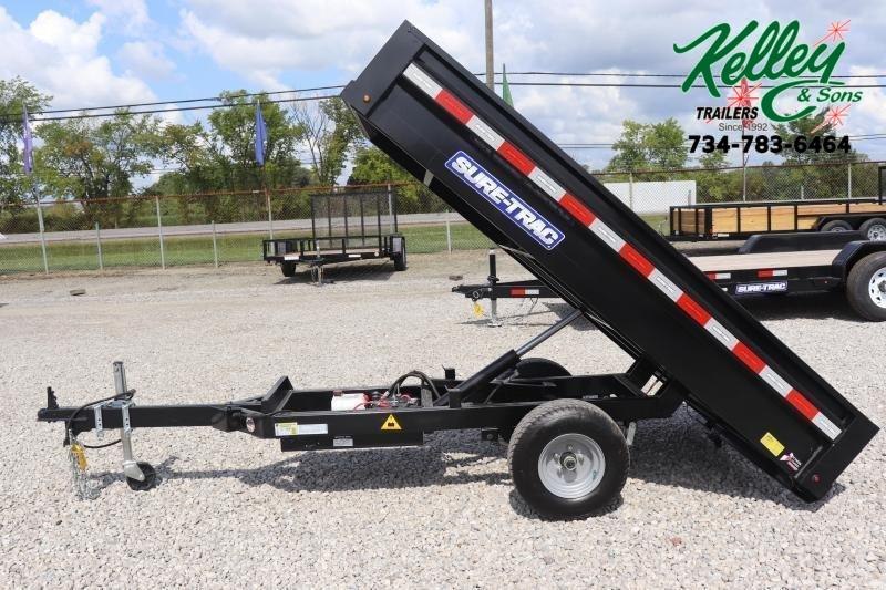 2022 SureTrac 4.5x8 Utility Dump Trailer Kelley & Sons Trailers
