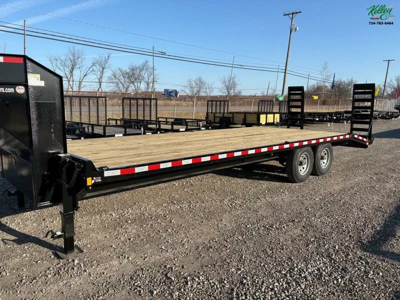2025 8.5x20+4 Standard Duty Gooseneck Beavertail Deckover Trailer 15K