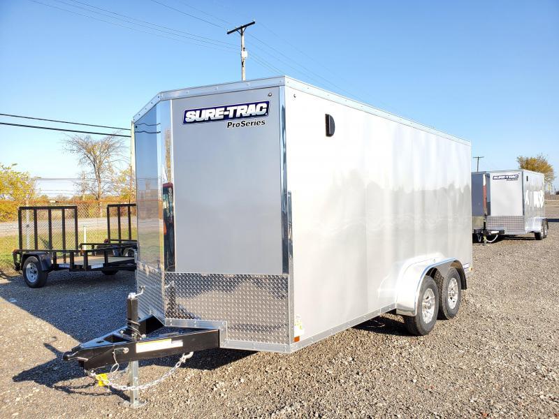 2021 Sure-Trac 7x16 10K Pro Series Wedge Enclosed Cargo Trailer 2021 Sure-Trac 7x16 10K Pro Series Wedge Enclosed Cargo Trailer