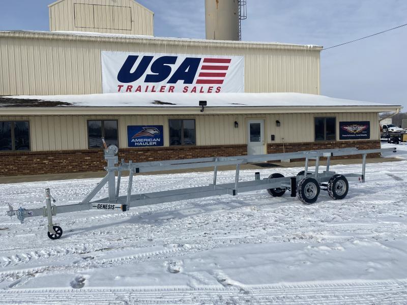 2022 Genesis 20ft Crank Up Pontoon Boat Trailer Near Me