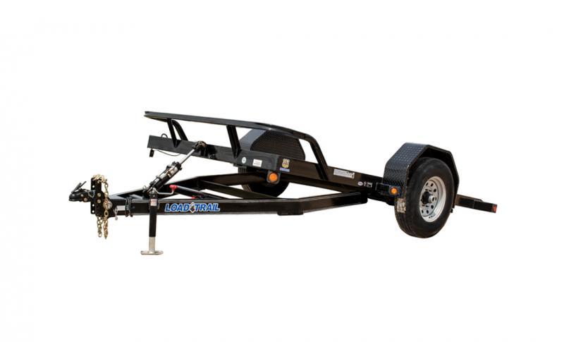 Load Trail Single Axle Tilt Scissor Hauler Utility Trailer Load Trail Single Axle Tilt Scissor Hauler Utility Trailer